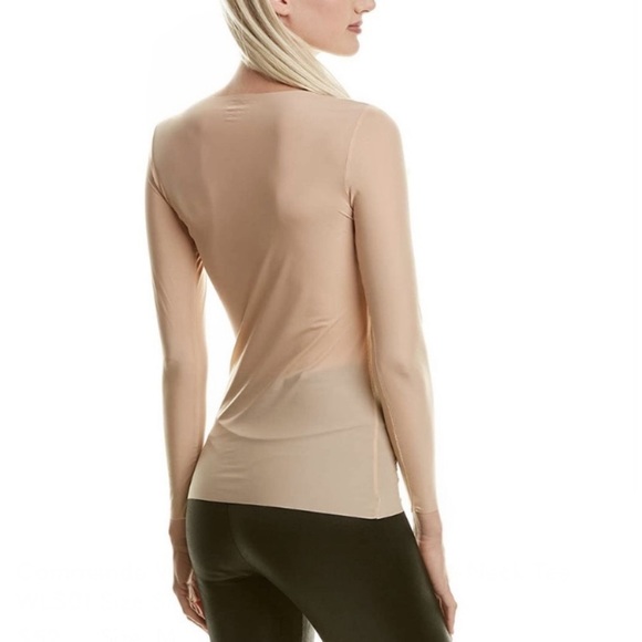 Commando Whisper Long Sleeve Crew Neck Tee Size S/M - Picture 3 of 7